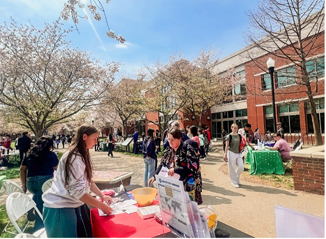 Photo of Western Kentucky University’s Ohanami celebration in March 2026